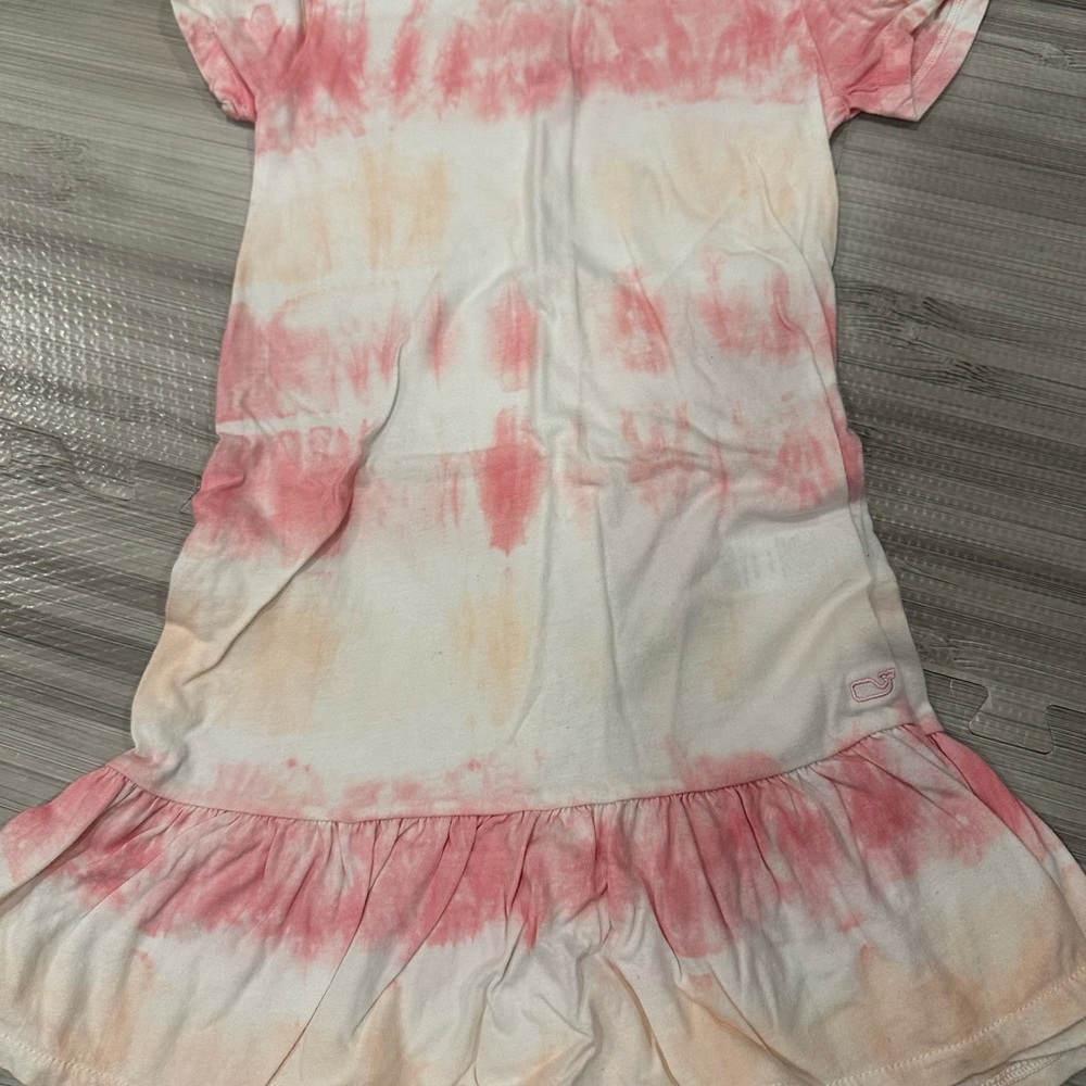 Vineyard Vines Pink and Orange Kids Dress